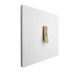 کلید و پریز آنتیکو زیرو اهرمی مدل فونتیتی سفید