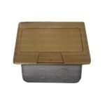 باکس فلزی توکار 4 ماژول طلایی دانوب