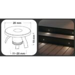 چراغ دفنی پارکتی 1 وات مدل FEC-A01-1702-1W