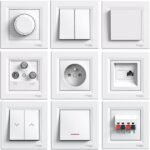 کلید و پریز اشنایدر مدل آسفورا (Asfora)