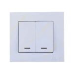 کلید و پریز ایران بکر مدل آسان سفید