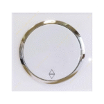 کلید و پریز دلند پلاس مدل آوا پلکسی سفید زه نقره‌ای