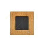 کلید و پریز رویان مدل یونیک با قاب رنگی طرح مکانیک