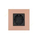 کلید و پریز رویان مدل یونیک با قاب رنگی طرح مکانیک