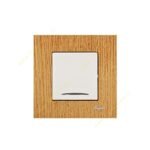 کلید و پریز رویان مدل یونیک با قاب رنگی طرح مکانیک