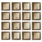 کلید و پریز مونو سری کروم (Mono Chrome)