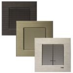 کلید و پریز ویکو سری Artline مدل Novella با کادر آلومینیوم