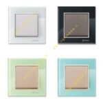 کلید و پریز ماکل مدل لومیا شیشه‌ای