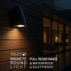 چراغ دکوراتیو دیواری مدرن مدل SH-MAMETE ROUND برند فوماگالی ایتالیا | طراحی خاص با مقاومت IP67