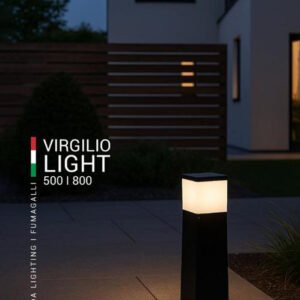 چراغ فضای باز Fumagalli SH-VIRGILIO 500 | 800 | طراحی ایتالیایی با نور آفتابی، طبیعی و مهتابی