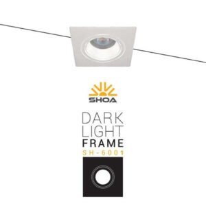 فریم دارک‌لایت SH-6001 | مدل مشکی و سفید | قطر 7.5 سانت | طراحی مینیمال