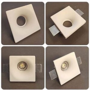 فریم هالوژن گچی | نصب آسان در کناف | پخش نور دارک لایت