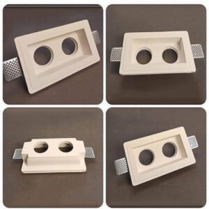 فریم هالوژن گچی | نصب آسان در کناف | پخش نور دارک لایت