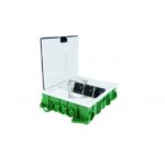 کف خواب 12 ماژول شایلین - خرید کف خواب شایلین - قیمت کف باکس 12 ماژول - کف خواب برق و شبکه - کف باکس اداری - جعبه کف خواب - کف خواب توکار - تجهیزات برق ساختمان - کف خواب شبکه - کف باکس Shailin - تجهیزات شبکه و برق - حاجی برقی
