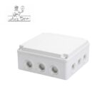 جعبه تقسیم 20×20 - جعبه تقسیم برق - باکس تقسیم برق - جعبه برق ساختمان - جعبه تقسیم PVC - تجهیزات برق ساختمان - جعبه سیم کشی برق - لوازم برق ساختمان - باکس برق - حاجی برقی