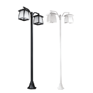 چراغ حیاطی 2×9 وات شعاع مدل SH-4522 (ارتفاع 250cm)