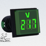 چراغ سیگنال شیوا امواج - VMUT - چراغ سیگنال ولت متر - نمایشگر ولتاژ تابلویی - چراغ سیگنال قرمز سبز زرد - تجهیزات تابلو برق - مانیتورینگ برق صنعتی - کنترل فاز - ولت متر تابلویی - حاجی برقی