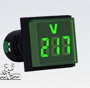 چراغ سیگنال ولت متر قرمز سبز زرد شیوا امواج مدل VMUT