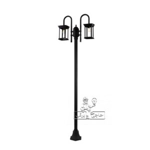 چراغ حیاطی دو شعله شعاع SH-1621-2-چراغ پارکی دو شعله SH-1621-2-چراغ حیاطی مدرن کلاسیک SH-1621-2-چراغ حیاطی 275 سانتی‌متری-چراغ حیاطی دو شعله 7 وات-چراغ حیاطی E27 دو شعله-چراغ حیاطی نور آفتابی-چراغ ایستاده باغ-چراغ پارکی مدرن کلاسیک-چراغ حیاطی مشکی-چراغ محوطه ویلا-چراغ محوطه باغ-چراغ فضای باز شعاع-قیمت چراغ SH-1621-2-خرید چراغ حیاطی شعاع-چراغ ایستاده دو شعله-Modern Classic Outdoor Light-Double Head Garden Light-E27 Outdoor Light-Outdoor Garden Lamp-SH-1621-2-حاجی برقی